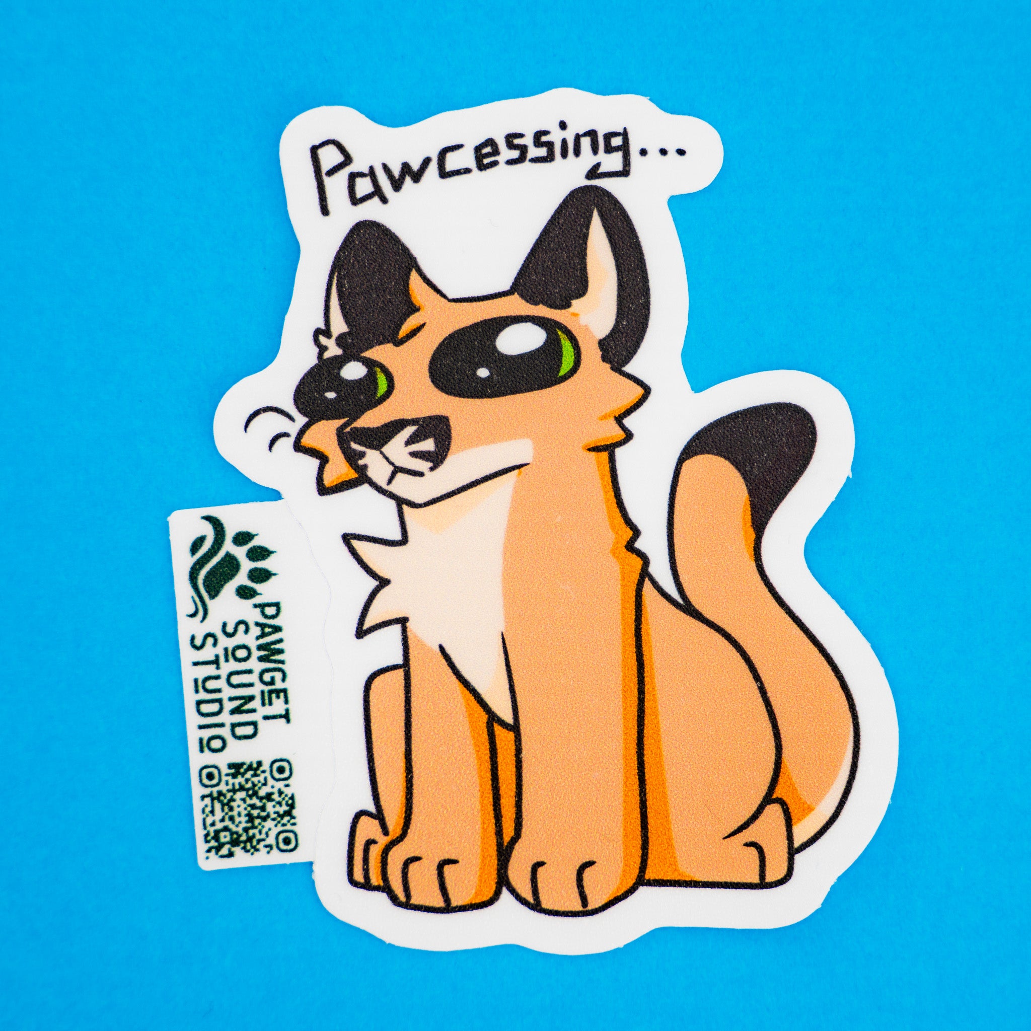 Pawcessing Cougar Sticker